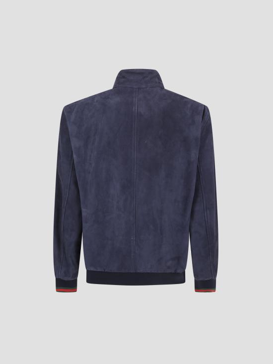 26SS 구찌 자켓 854268XNBB5 4044 BLU NAVY GREEN RED - GUCCI