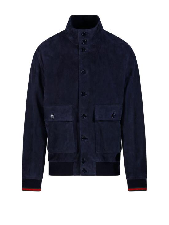 26SS 구찌 자켓 854268XNBB5 4044 BLU NAVY GREEN RED