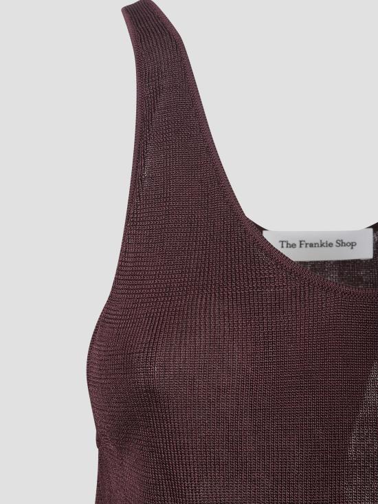 26SS 더프랭키샵 셔츠 TAFS174447110 BURGUNDY - THE FRANKIE SHOP