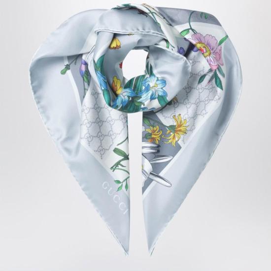 26SS 구찌 머플러/스카프 8501073G001 1963 PERAL LIGHT GREY - GUCCI