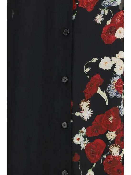 26SS 케이트 미디 원피스 55803371W3371 369 BLACK RED - KHAITE