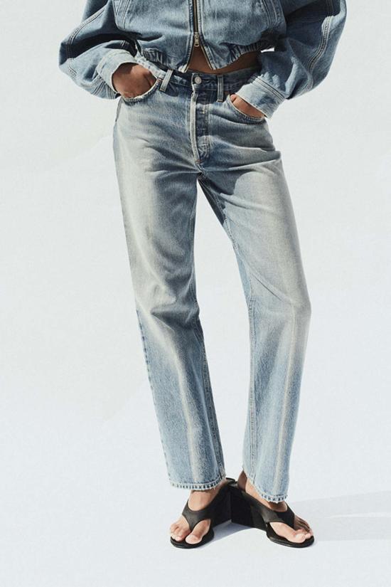  에이골디 데님 팬츠 아골데 라나 진 브링크 - AGOLDE