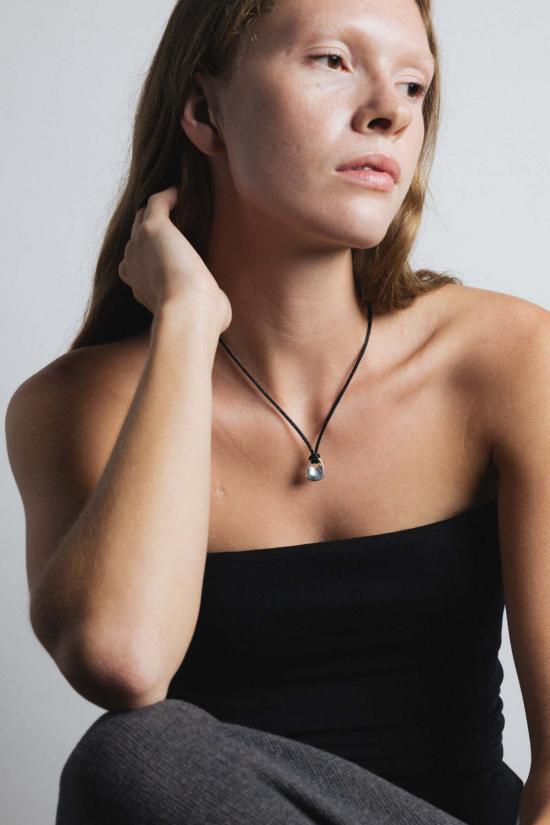  울프 시러스 목걸이/팬던트 울프 서커스 오데트 목걸이 블랙/실버 - WOLF CIRUS