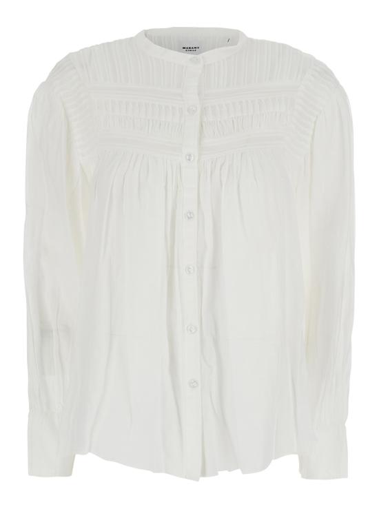 26SS 이자벨마랑에뚜왈 셔츠 HT0002FCB3J04E20WH White