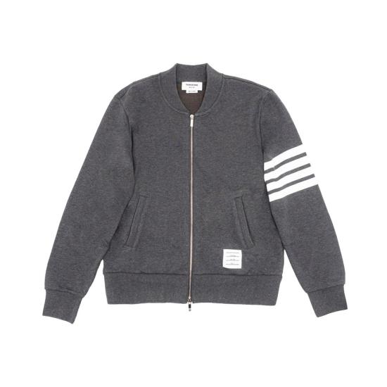 26SS 톰브라운 루프백 테리 엔지니어 사선 봄버 자켓 MJT280A 00535 025