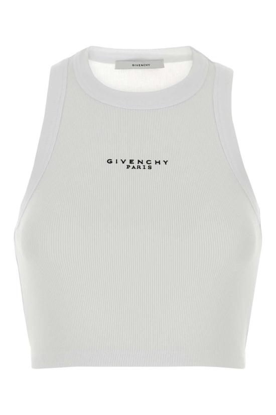 26SS 지방시 민소매 티셔츠 BW70FNP7BR 100 White