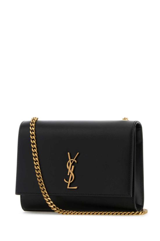 26SS 생로랑 그랑 드 뿌드르 레더 뉴 케이트 스몰 백 8515042R20W 1000 Black - SAINT LAURENT
