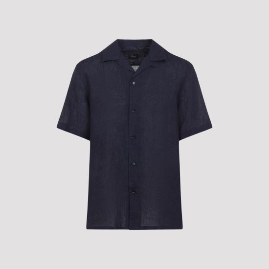26SS 브리오니 긴팔 셔츠 SCFR0L P9111 4100 NAVY - BRIONI