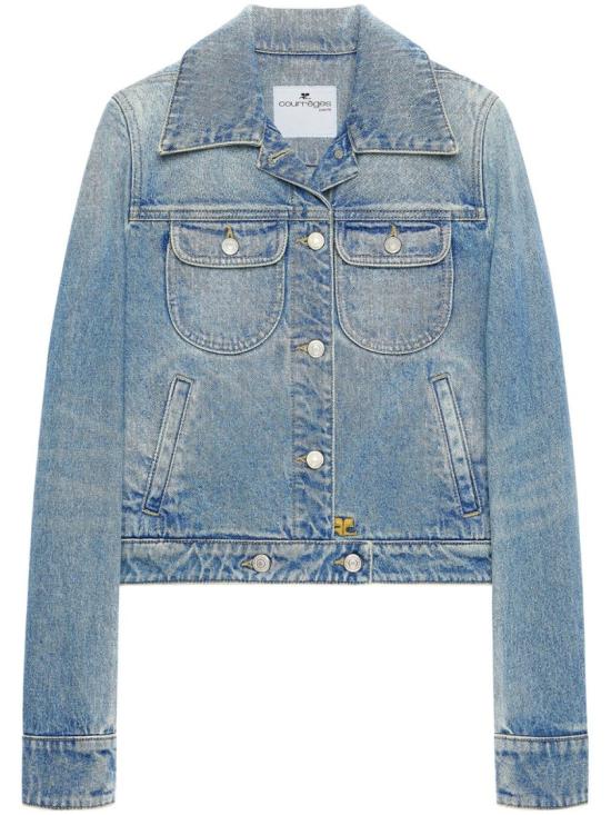 25FW 쿠레쥬 데님 자켓 VESDBL002DE0041 7052 Blue