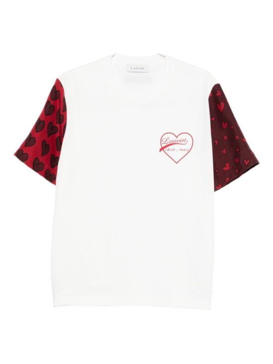 25FW 랑방 반팔 티셔츠 RU TS0212 J306 H25 1 S11 White