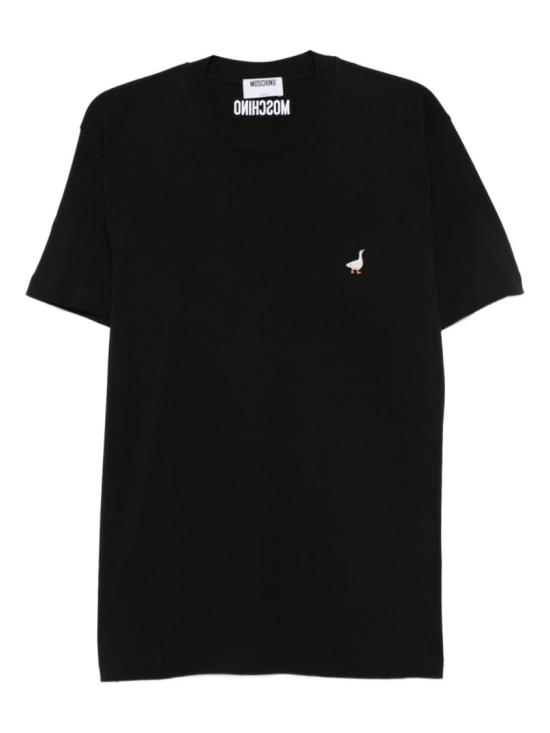 25FW 모스키노 반팔 티셔츠 J0714 5241 1555 Black