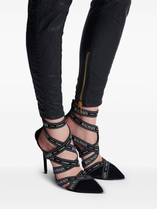 25FW 발망 샌들 EN1UH092TKWB 0PA Black - BALMAIN