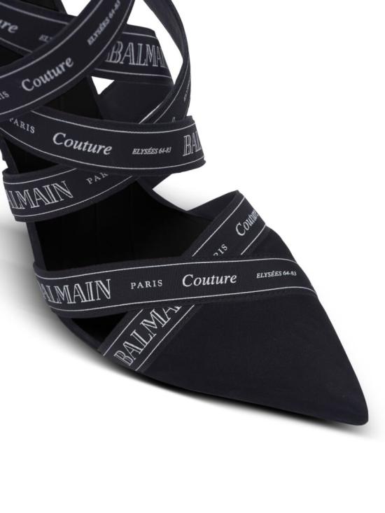 25FW 발망 샌들 EN1UH092TKWB 0PA Black - BALMAIN