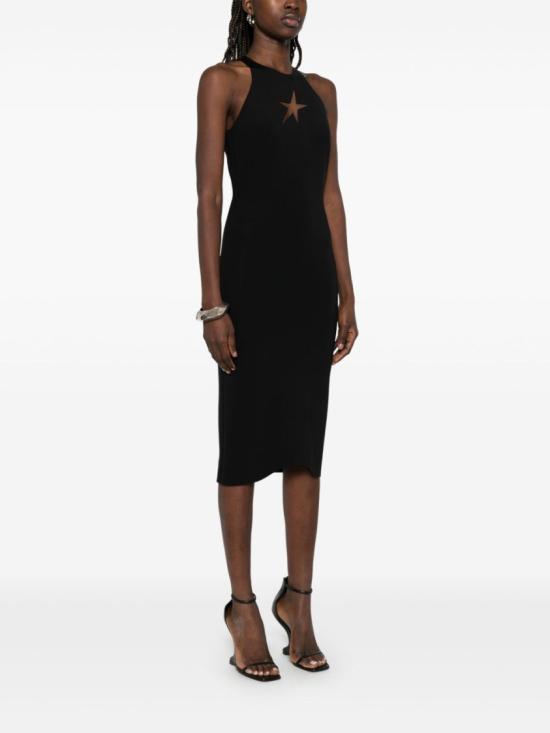 25SS 뮈글러 롱 원피스 25P3RO1700859 1999 Black - MUGLER