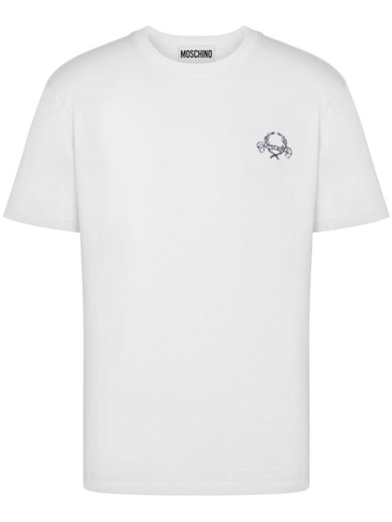 26SS 모스키노 반팔 티셔츠 A0718 0241 1001 White