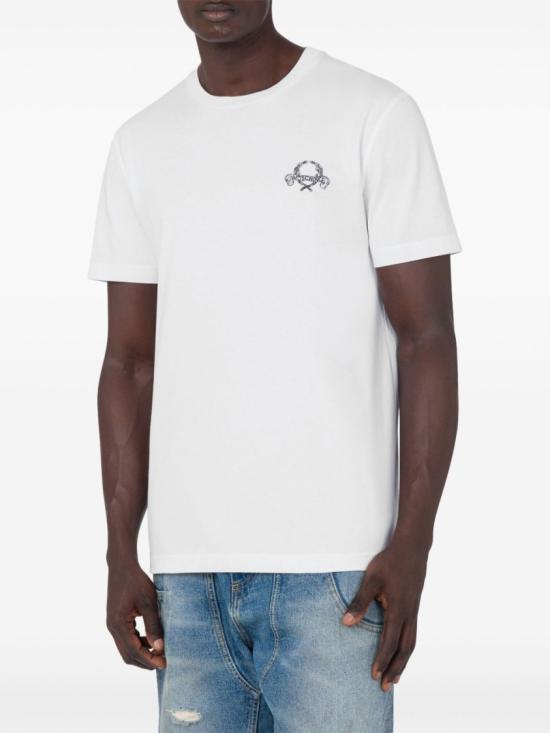 26SS 모스키노 반팔 티셔츠 A0718 0241 1001 White - MOSCHINO
