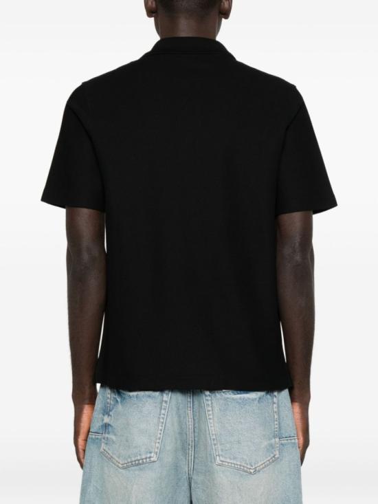 25FW 랑방 폴로 티셔츠 RM PL0111 J042 H25 10 Black - LANVIN