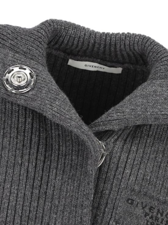 25FW 지방시 가디건 BWK00K4ZSM 033 Grey - GIVENCHY
