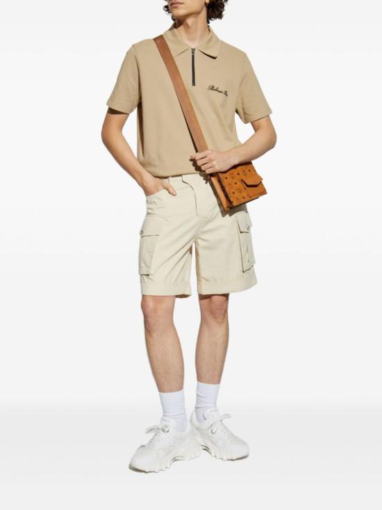 25FW 발망 폴로 티셔츠 DH1GC028BC78 WHL Neutrals - BALMAIN