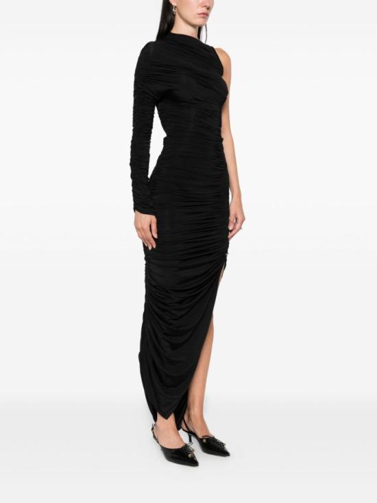 25FW 뮈글러 롱 원피스 25F3RO1665688 1999 Black - MUGLER