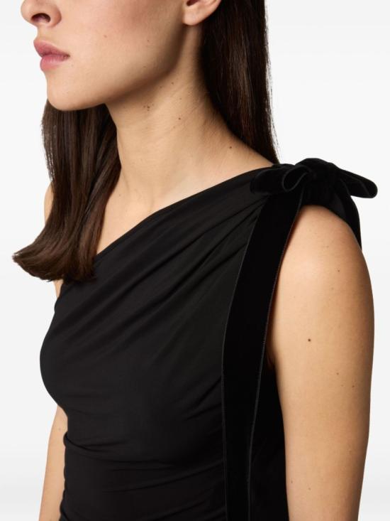 25FW 니나리찌 미디 원피스 25AJRO012VI0539 U9000 Black - NINA RICCI