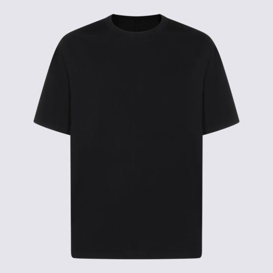 26SS 릭 오웬스 반팔 티셔츠 RU01F2232JA09 Black - RICK OWENS