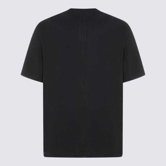 26SS 릭 오웬스 반팔 티셔츠 RU01F2232JA09 Black - RICK OWENS