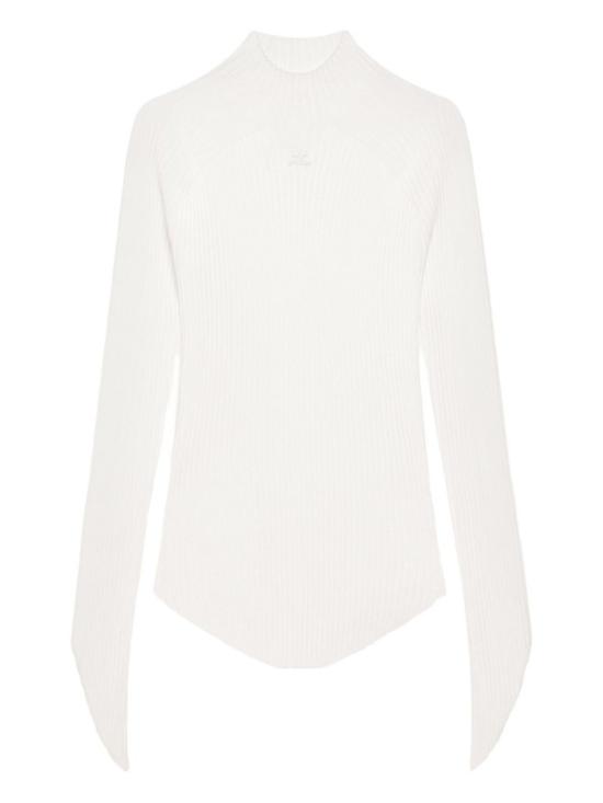 25FW 쿠레쥬 긴팔 티셔츠 325MPU251FI0001 0001 White