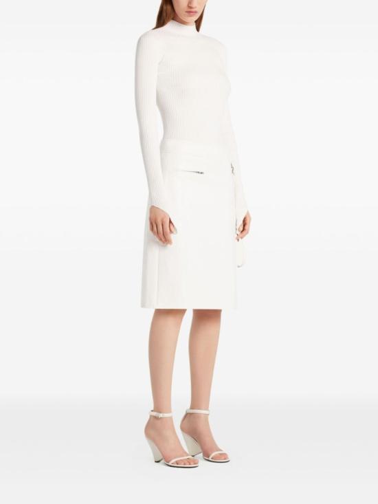 25FW 쿠레쥬 긴팔 티셔츠 325MPU251FI0001 0001 White - COURREGES