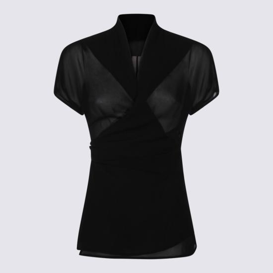26SS 릭 오웬스 반팔 티셔츠 RP01F6233G09 Black - RICK OWENS