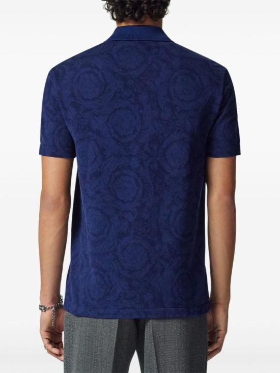 25SS 베르사체 폴로 티셔츠 1013906 1A09796 1UI20 Blue - VERSACE
