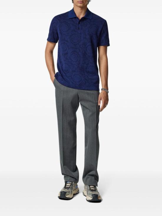 25SS 베르사체 폴로 티셔츠 1013906 1A09796 1UI20 Blue - VERSACE