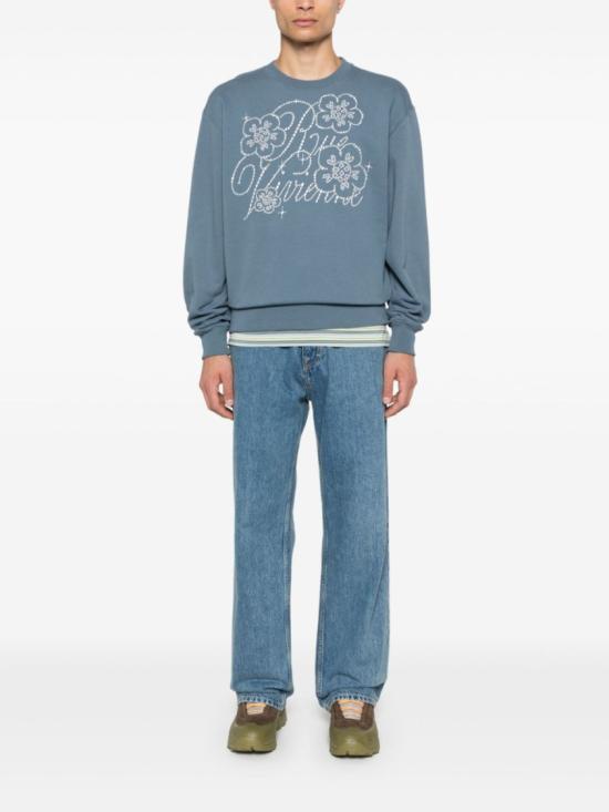  겐조 긴팔 티셔츠 FE65SW2284MG 67 Blue - KENZO