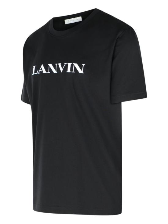 25FW 랑방 반팔 티셔츠 RM TS0012 J300 H25 10 Black - LANVIN