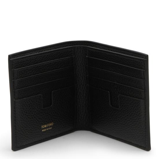 26SS 톰포드 그레인 레더 클래식 반지갑 Y0228LCL158GNAA Black - TOMFORD