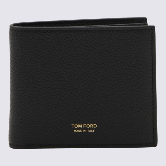 26SS 톰포드 그레인 레더 클래식 반지갑 Y0228LCL158GNAA Black - TOMFORD