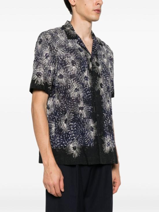 25SS 드리스 반 노튼 반팔 셔츠 251 020748 1162 509 Grey - DRIES VAN NOTEN