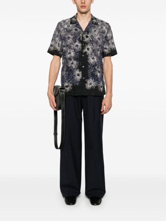 25SS 드리스 반 노튼 반팔 셔츠 251 020748 1162 509 Grey - DRIES VAN NOTEN