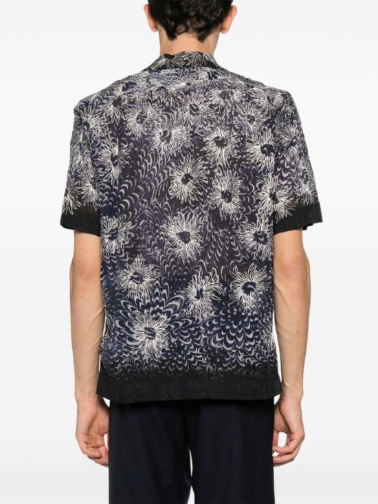 25SS 드리스 반 노튼 반팔 셔츠 251 020748 1162 509 Grey - DRIES VAN NOTEN