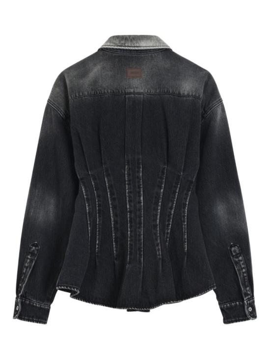 25FW 모스키노 데님 자켓 A0202 5422 0555 Black - MOSCHINO