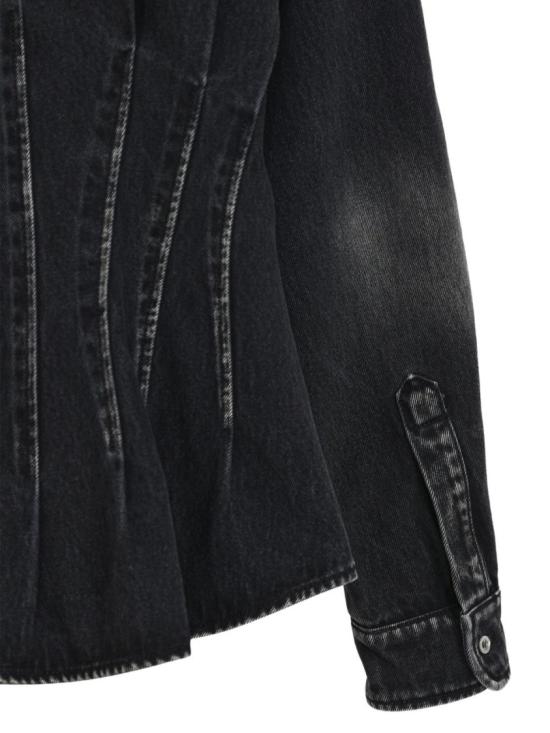 25FW 모스키노 데님 자켓 A0202 5422 0555 Black - MOSCHINO