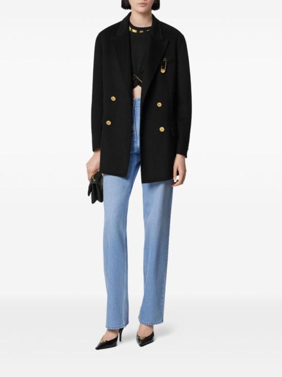 25FW 베르사체 코트 1020971 1A15400 1B000 Black - VERSACE