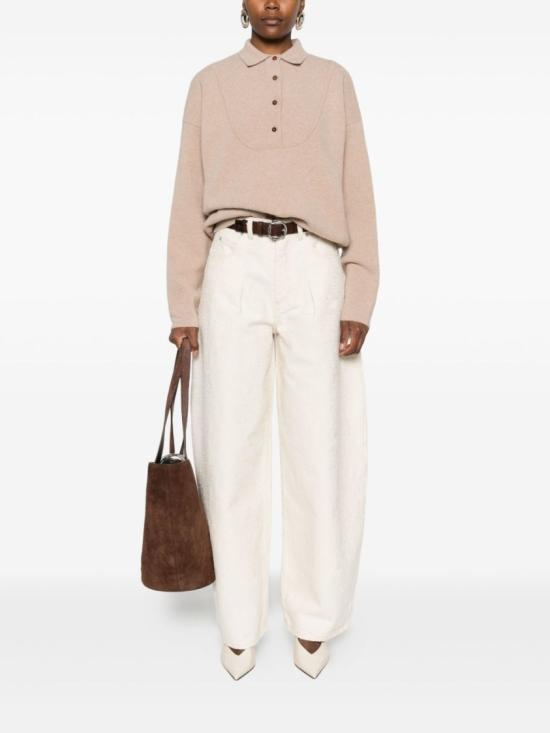 25FW 자크뮈스 팔로네 바뢰즈 폴로 스웨터 SWW00623 AK00276 150 Neutrals - JACQUEMUS
