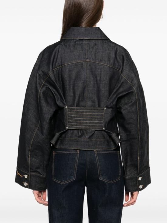 25SS 지방시 데님 자켓 BW00QB5YC9 401 Black - GIVENCHY