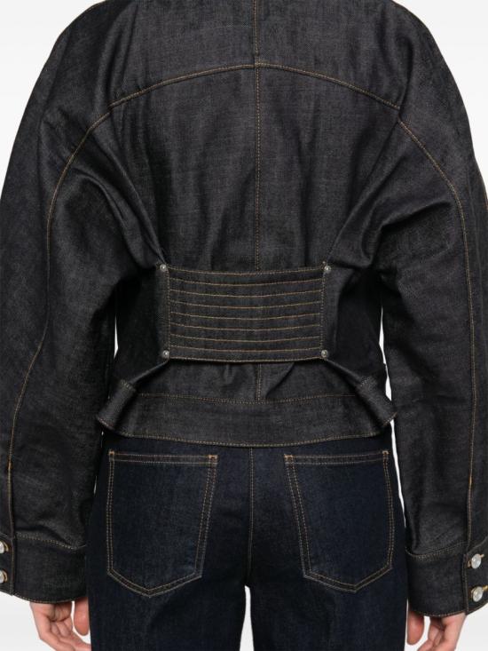 25SS 지방시 데님 자켓 BW00QB5YC9 401 Black - GIVENCHY