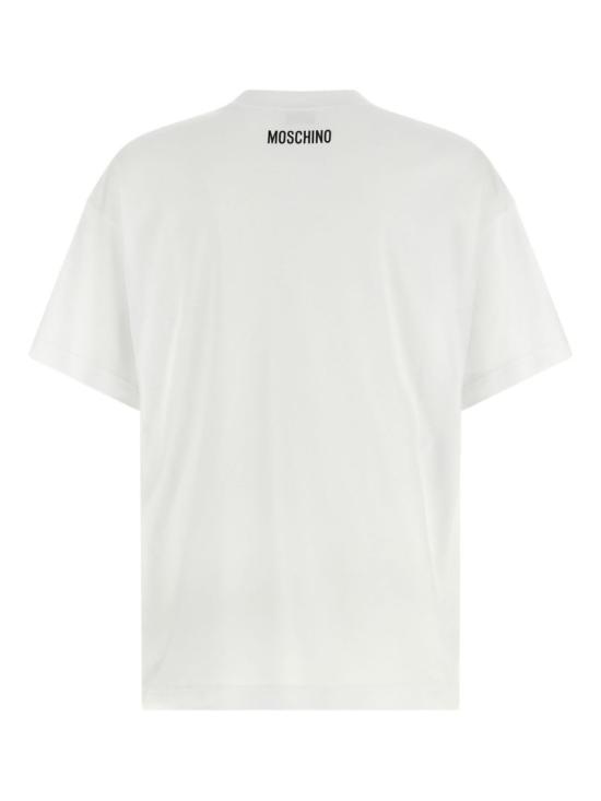 25FW 모스키노 반팔 티셔츠 A0701 5442 1001 White - MOSCHINO