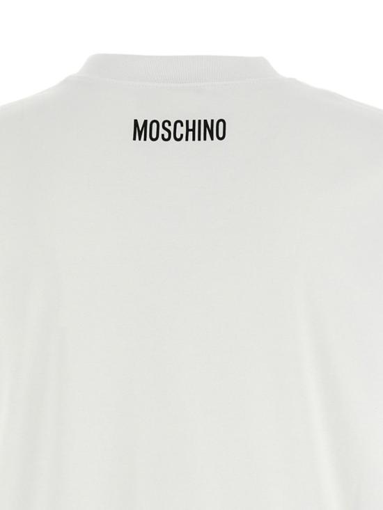 25FW 모스키노 반팔 티셔츠 A0701 5442 1001 White - MOSCHINO