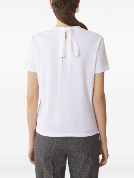 25FW 랑방 반팔 티셔츠 RW TS0024 J040 H25 01 White - LANVIN