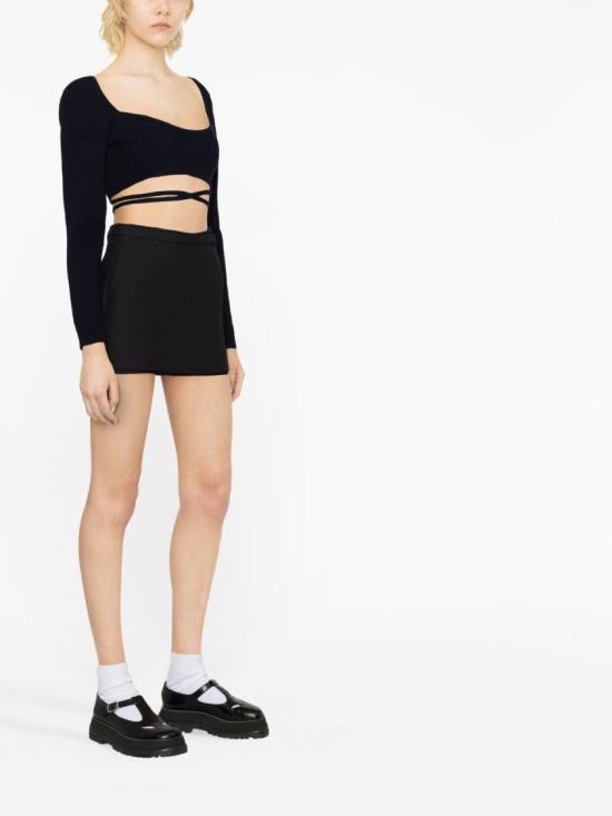  파투 긴팔 티셔츠 KN122 8041 697E Black - PATOU