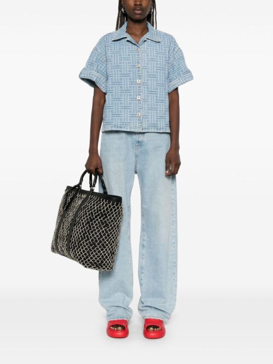 25SS 겐조 셔츠 FF52DC2496J4 DB Blue - KENZO